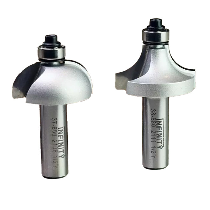 Infinity Tools 1/2" Shank Drop Leaf TableRouter Bit Set