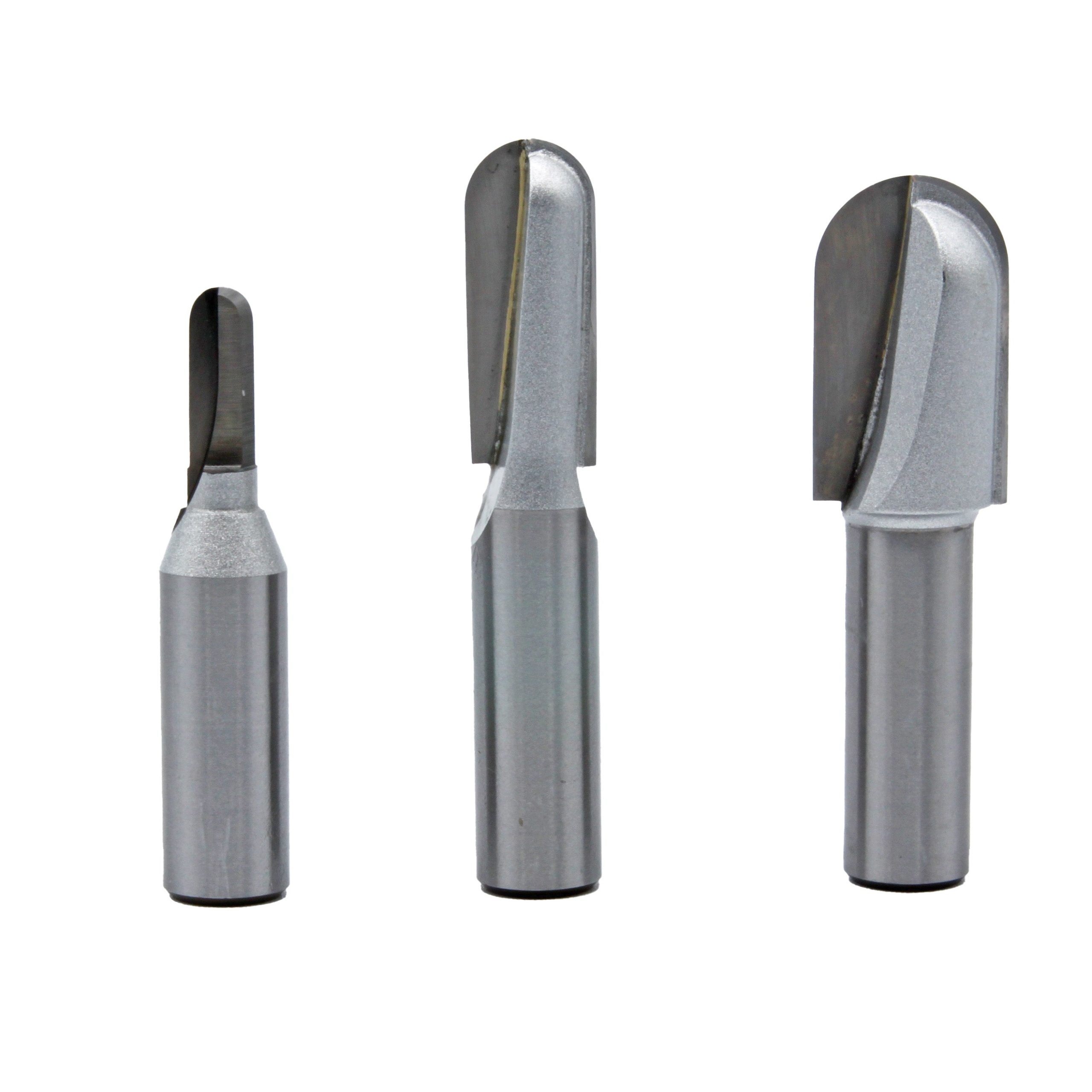 Infinity Tools 1/2" Shank 3-Pc. RoundnoseRouter Bit Set