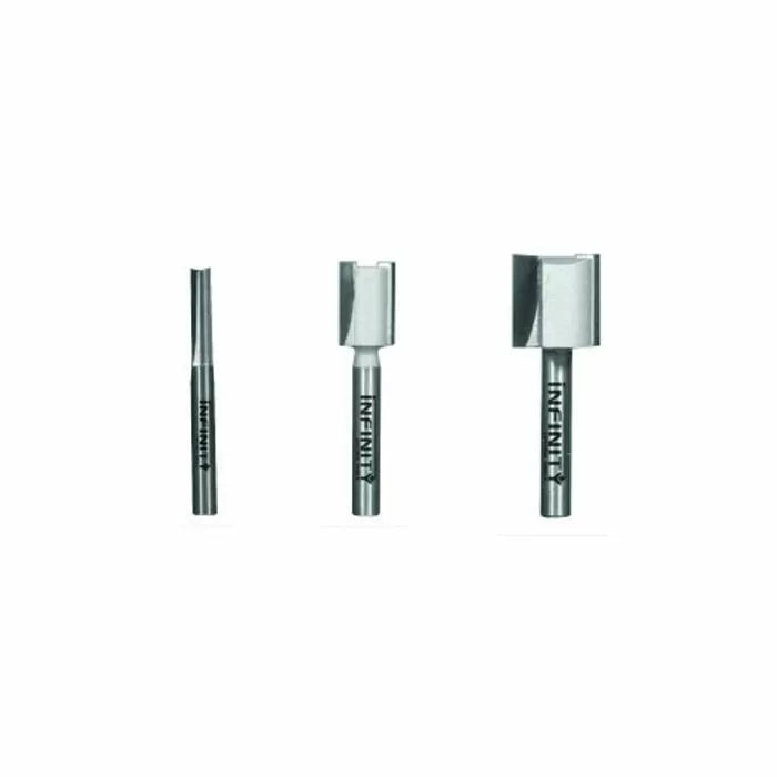 Infinity Tools Straight Router Bits For Undersized Plywood Dado Joinery