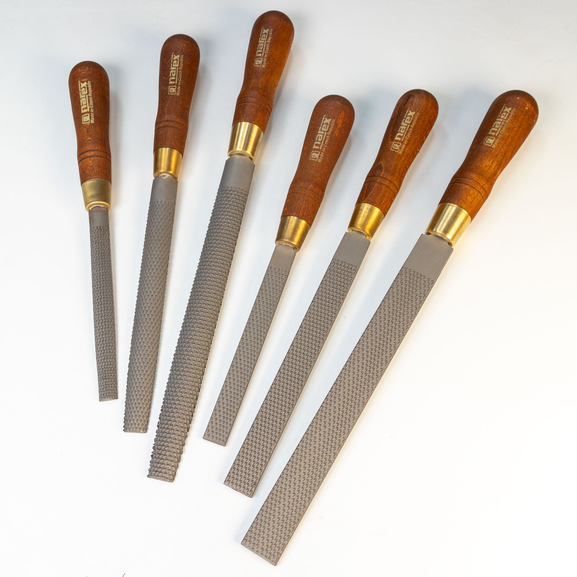 Narex 6-Pc. Premium Flat & Half Round Rasp Set