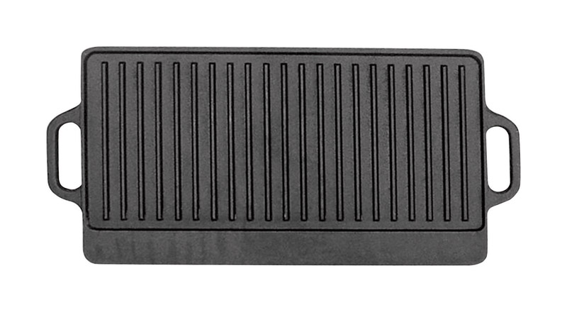 Bene Casa BC-65364 15 in. L X 9-1/2 in. W Cast Iron Reversible Griddle