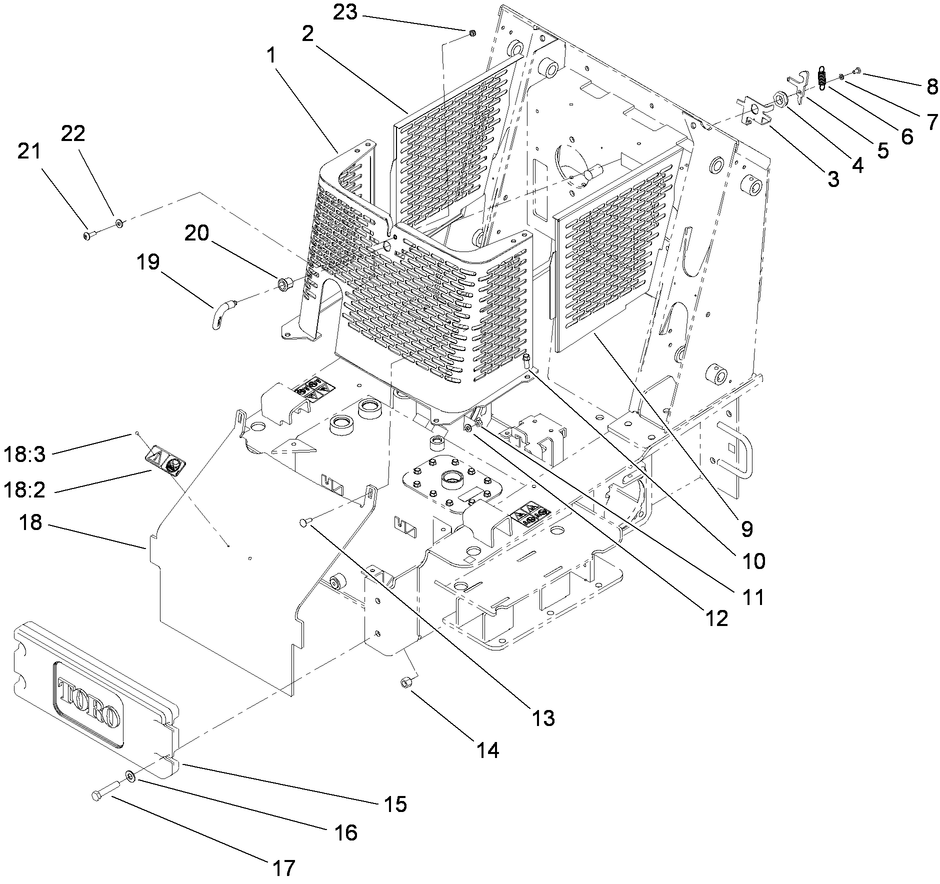 GRILL ASM (Part #:117-1316-03)
