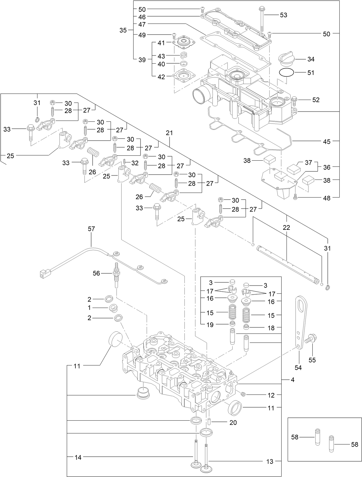 CYLINDER HEAD ASM (Part #:134-4001)