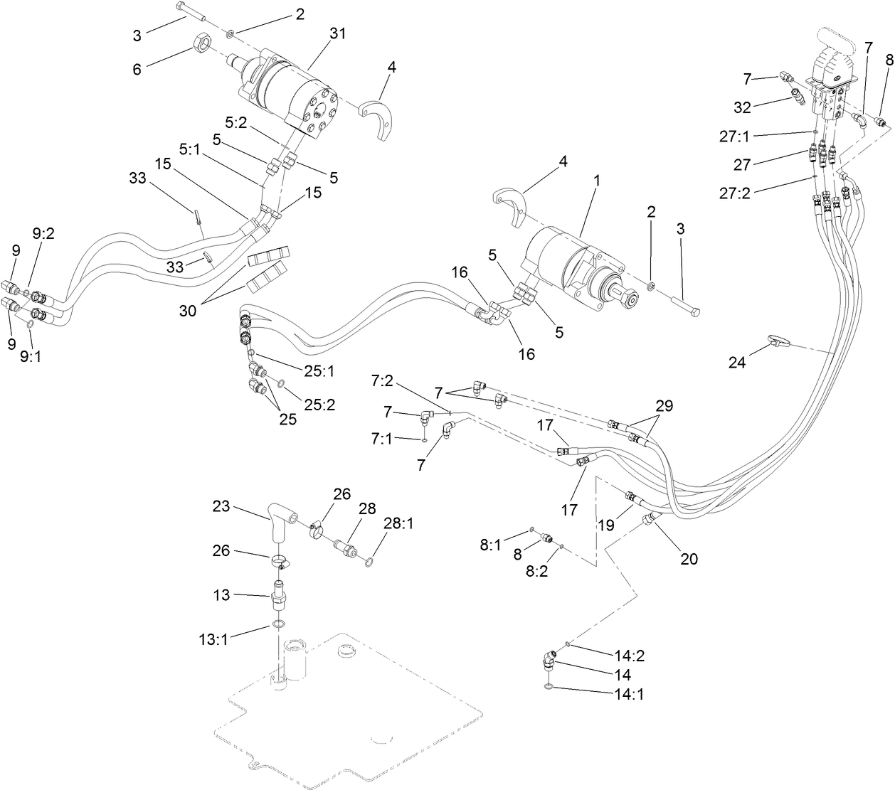 MOTOR-HYD (Part #:138-0761)