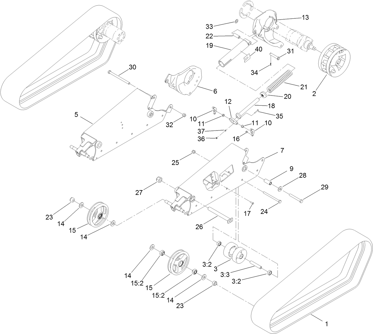 DECAL-INDICATOR, TENSIONER (Part #:136-5750)