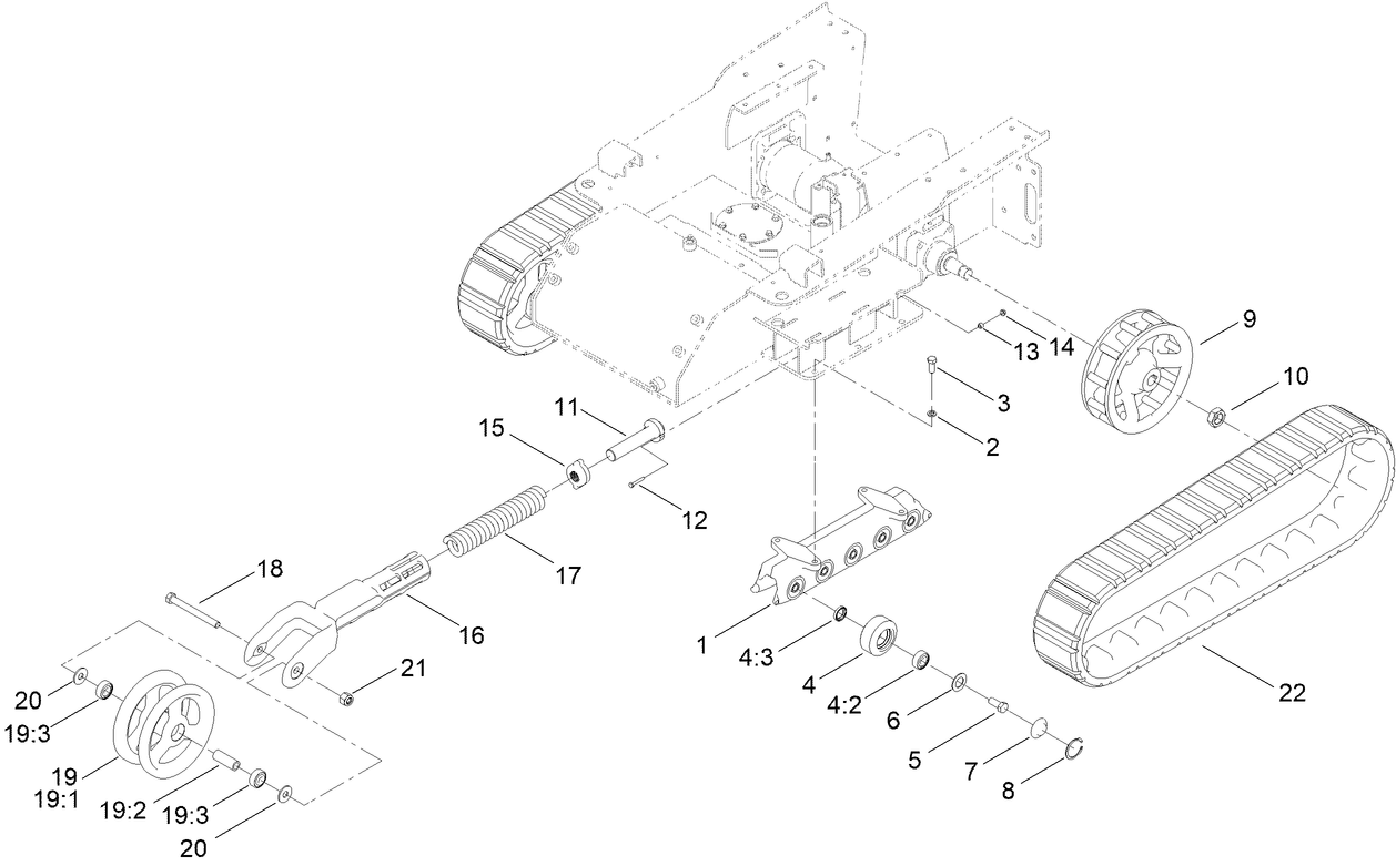 GUIDE-TRACK, TX NARROW [PRIME (Part #:117-1310-0P)