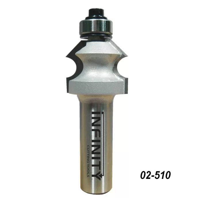 Infinity Tools 1/2" Shank Edge Bead with Chamfer Router Bit