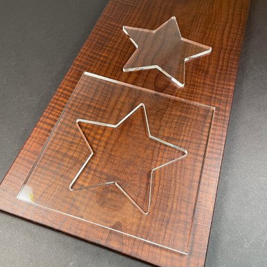 Star Router Template (Clear Acrylic)
