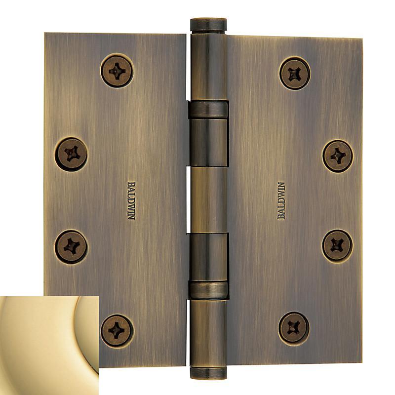 4.5" X 4.5" Baldwin Ball Bearing Architectural Hinges - Multiple Finishes Available - Single Hinge