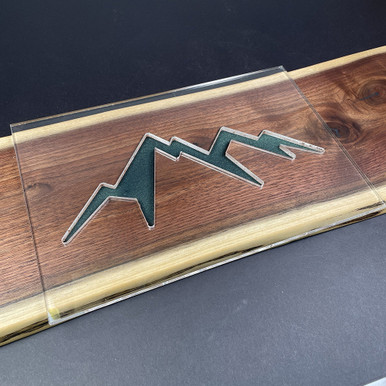 Mountain Range Router Template (Clear Acrylic)
