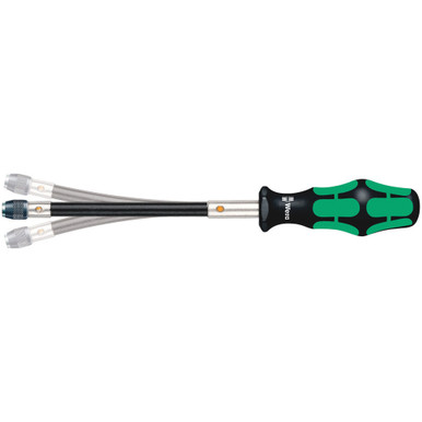 Wera 05028160001 392 Bitholding Screwdriver With Flexible Shaft, 1/4 Inch X 177 Mm