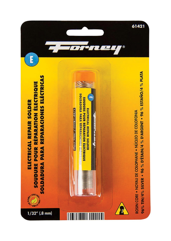 Forney 61421 Solder, Lf, Electrical Repair, Rosin Cor
