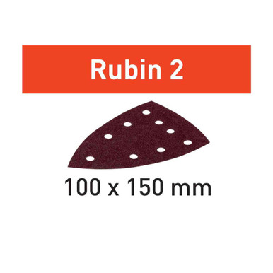 Festool 577575 Sanding disc STF DELTA/9 P120 RU2/50 Rubin 2