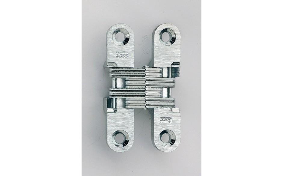 Concealed Cabinet Hinges - 1/2 Inch X 2-3/8 Inch - For Min Thick Door 3/4 Inch - Stainless Steel-2pack