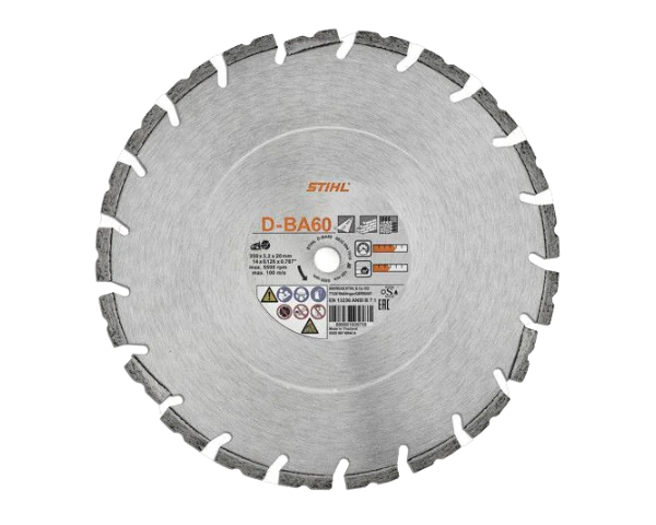 Stihl OEM 0835 094 8010 D-BA60 Quality 14" Asphalt Diamond Wheel