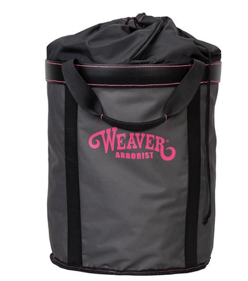 XL Rope Bag - Charcoal and Pink