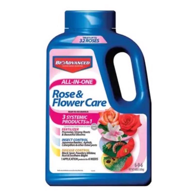 Bioadvanced 701116E All-In-One Granules Rose and Flower Plant Food 4 lb