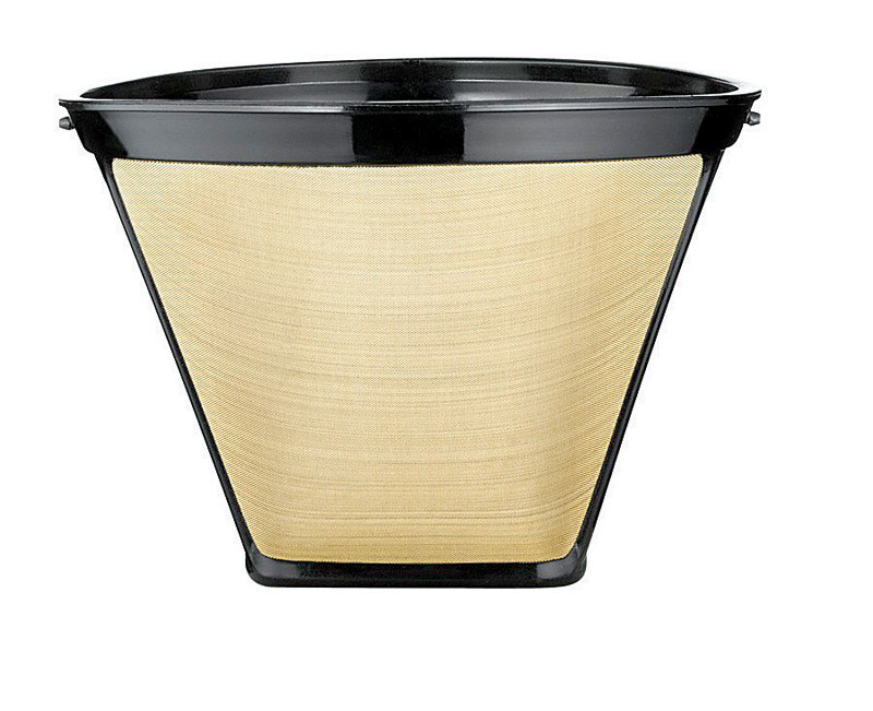 Medelco GF214CB 12 cups Black/Gold Cone Coffee Filter 1 pk