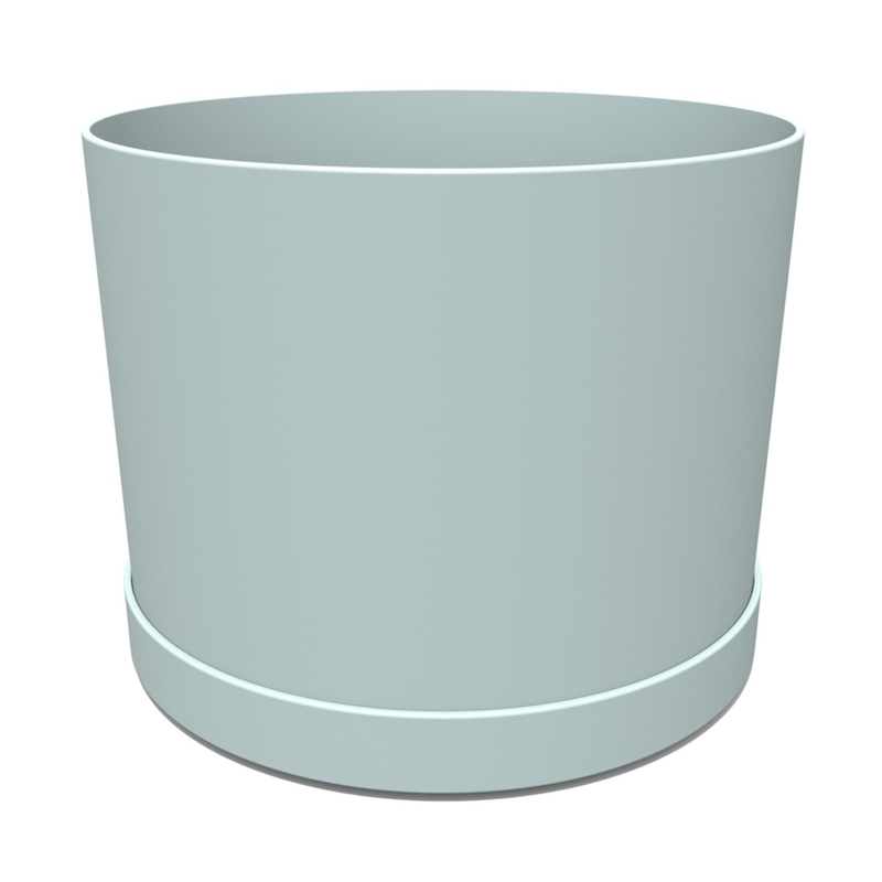 Bloem MAT0837 Mathers 5.13 in. H X 8.5 in. W X 8 in. D Resin Planter Misty Blue