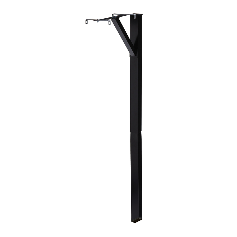 Architectural Mailboxes SDPK00AM 59.9 in. Powder Coated Black Galvanized Steel Mailbox Post