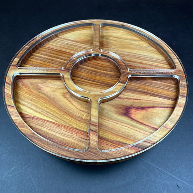 Round 5 Pocket Valet Tray Router Template (Clear Acrylic)