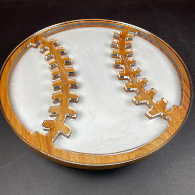 Baseball Serving Tray Router Template (Clear Acrylic)