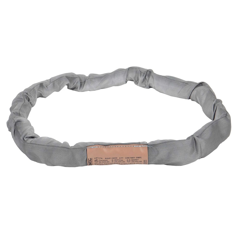 10' x 7" High Performance Roundsling | Vertical Cap: 150,000 lbs.