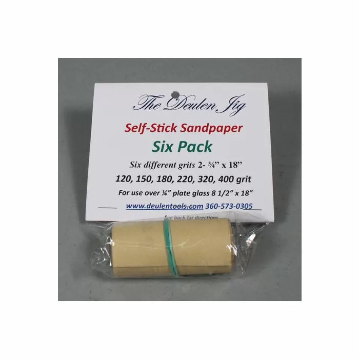 Deulen Six Pack Sandpaper For Lapping Plate