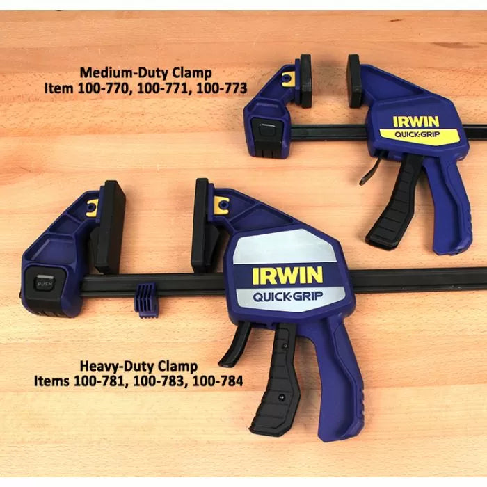 Irwin Medium & Heavy Duty Quick-Grip Clamps