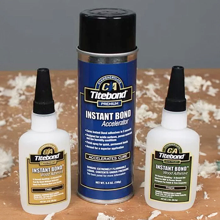 Titebond 3-Pc. CA Set: Thick, Thin & Activator