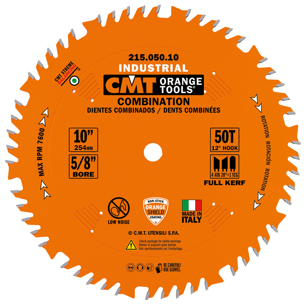 CMT 215.050.10 COMBINATION 10”x0.126”/0.087”x5/8’’ T=50 4ATB+TCG