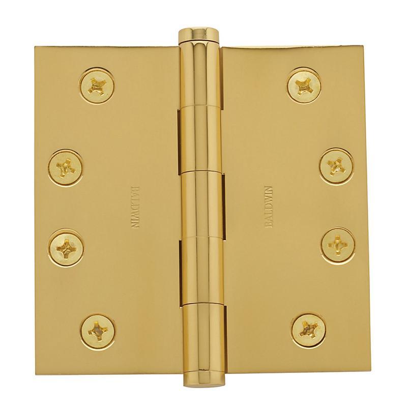 4" Inch Square - Baldwin Architectural Hinges - Multiple Finishes Available - Sold Individually