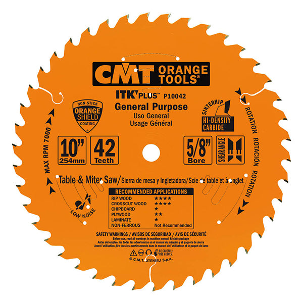 CMT P10042 ITK-PLUS GENERAL PURPOSE 10”x0.094”x0.063”x5/8” T=42 ATB+SHEAR