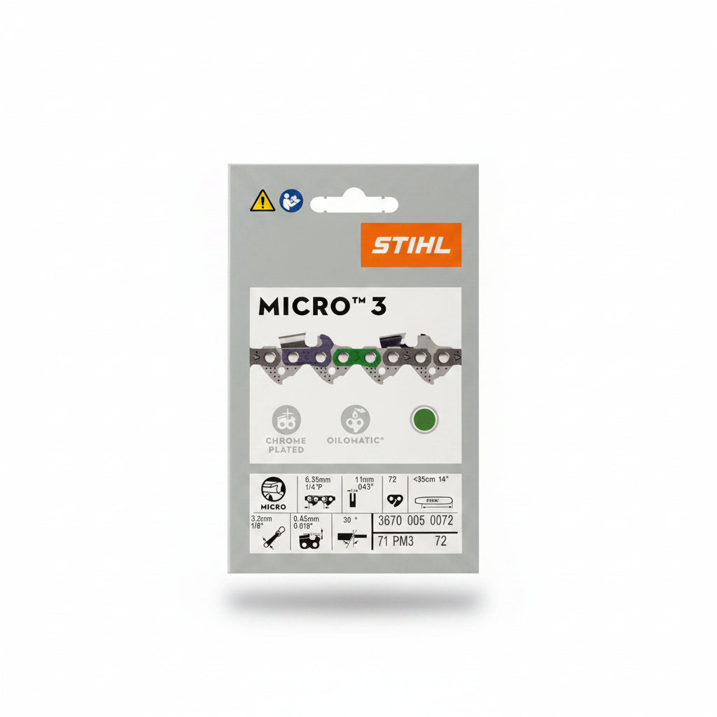 STIHL OEM 3670 005 0072 71 PM3 72 Chainsaw Chain – 14"