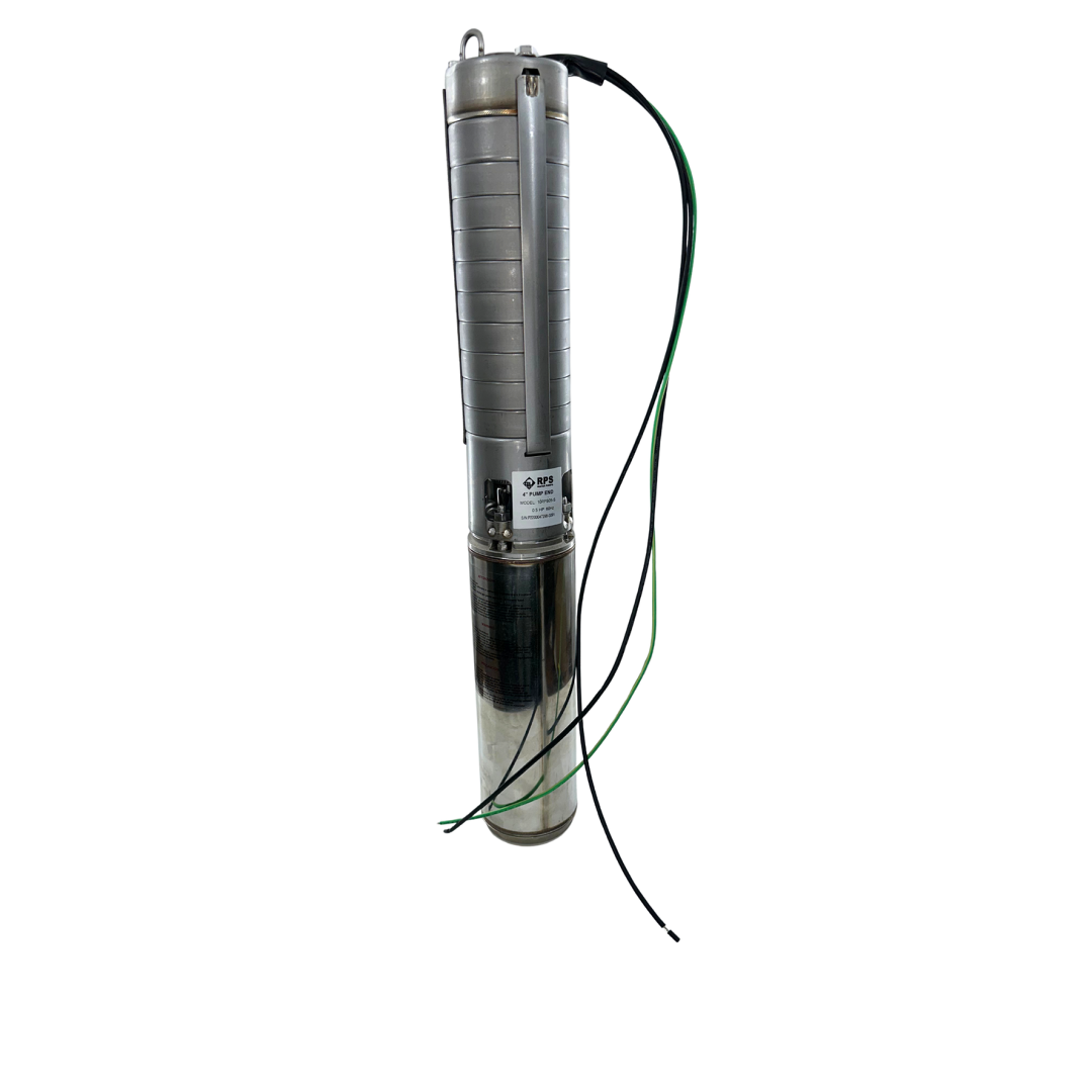 RPS Steel Pro 1/2 HP 110V, 2-Wire | 4" Submersible Well Pump + Stainless Steel Impeller | 200 ft Head, 8–13 GPM | 10RPS05-S Complete Kit
