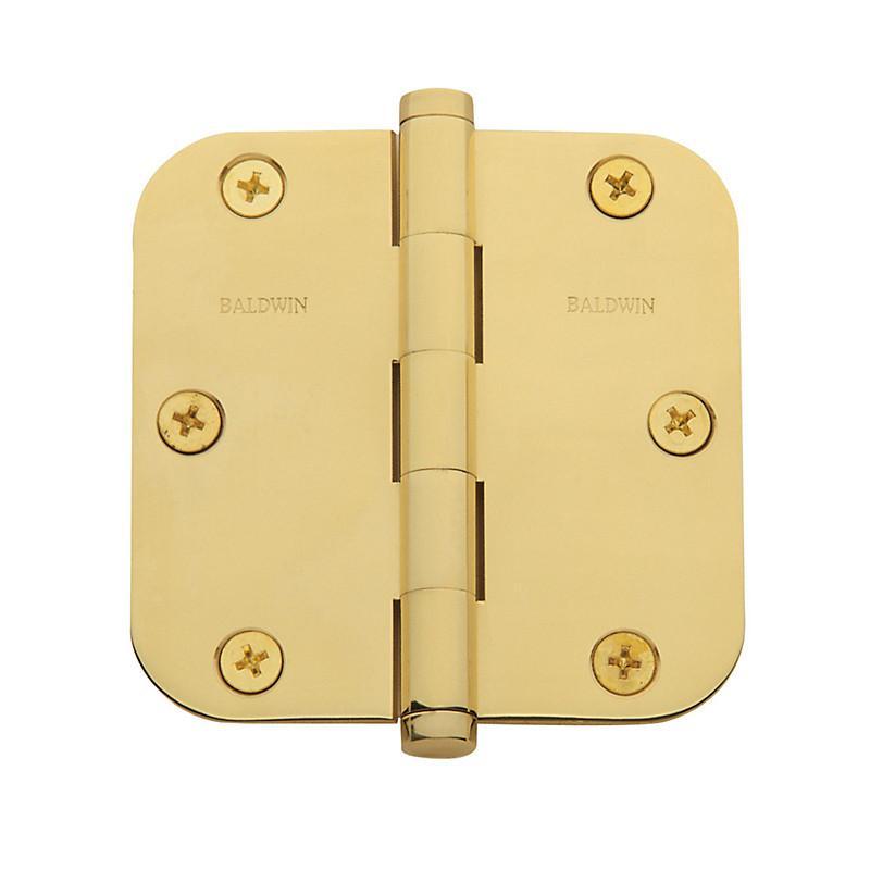 Baldwin Residential Hinges, 3-1/2" With 5/8" Radius Corners - Sold Individually