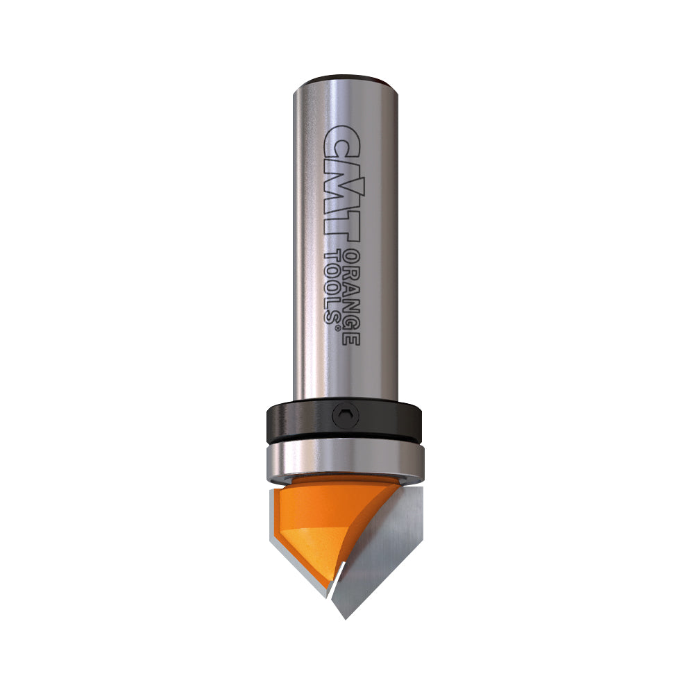 CMT 815.127.11B V-GROOVING BITS 90° WITH BEARING D=1/2”x1/2” S=1/4”