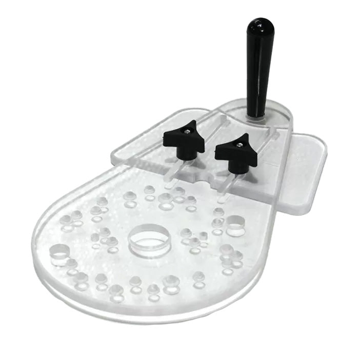 Infinity Tools 2-Pc. Universal Full Size Router Base Plate Package