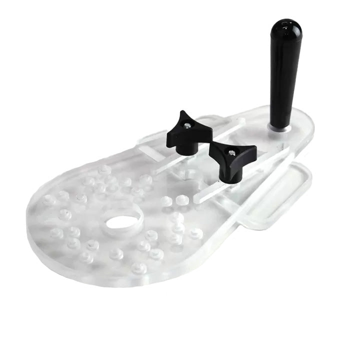 Infinity Tools Universal D-Handle Router Base Plate For Compact Routers