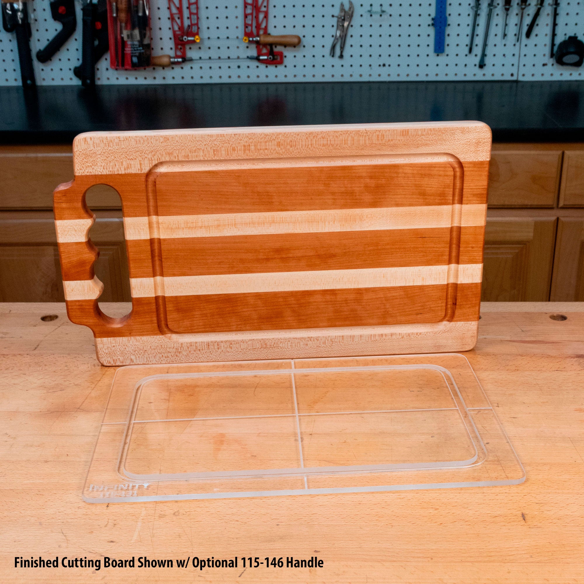 Infinity Tools Rectangular Cutting Board Templates