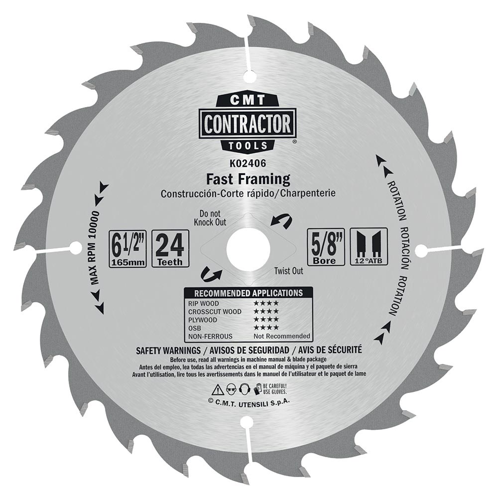 CMT K02406 ITK CONTRACTOR FRAMING/DECKING 6-1/2’’x0.071”/0.047”x5/8” T=24 ATB
