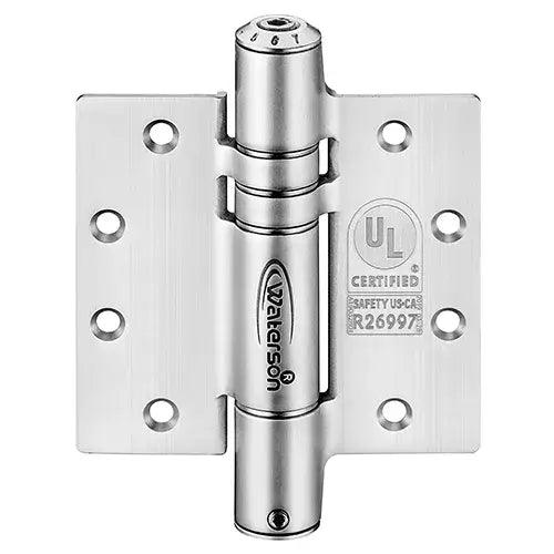 Heavy Duty No Slam Self-Closing Spring Hinge - 4 1/2" x 4 1/2" - Full Mortise- 304 Stainless Steel - For 1-3/4" Thick Doors up to 260 lbs. - 3 Pack