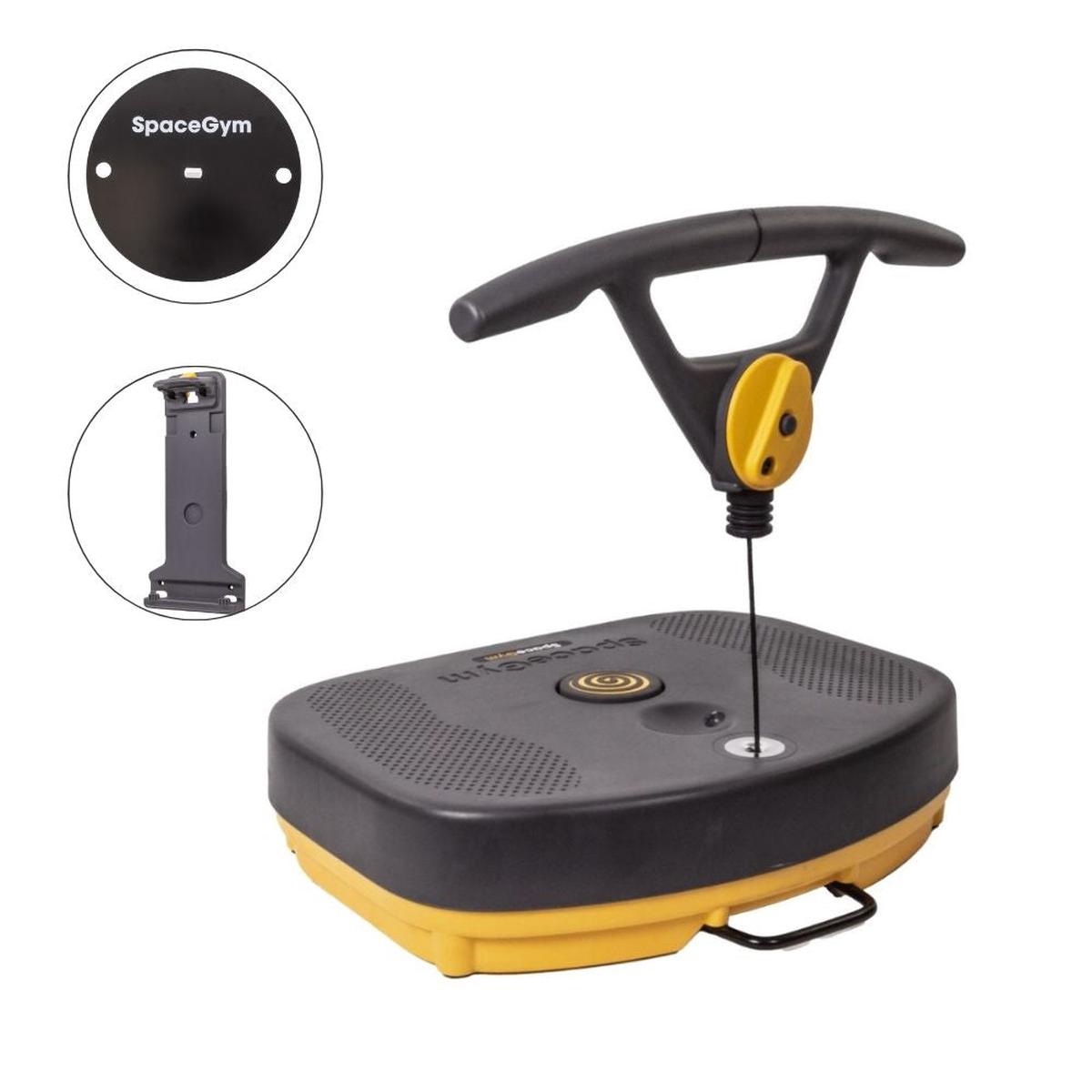 Multi Fitness System SpaceGym – 40+ Exercises – Incl. Wall Bracket & Extra Disc