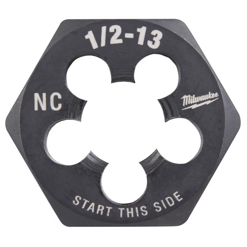 Milwaukee 49-57-5360 SAE 1/2-13 NC 1" Hex Threading Die