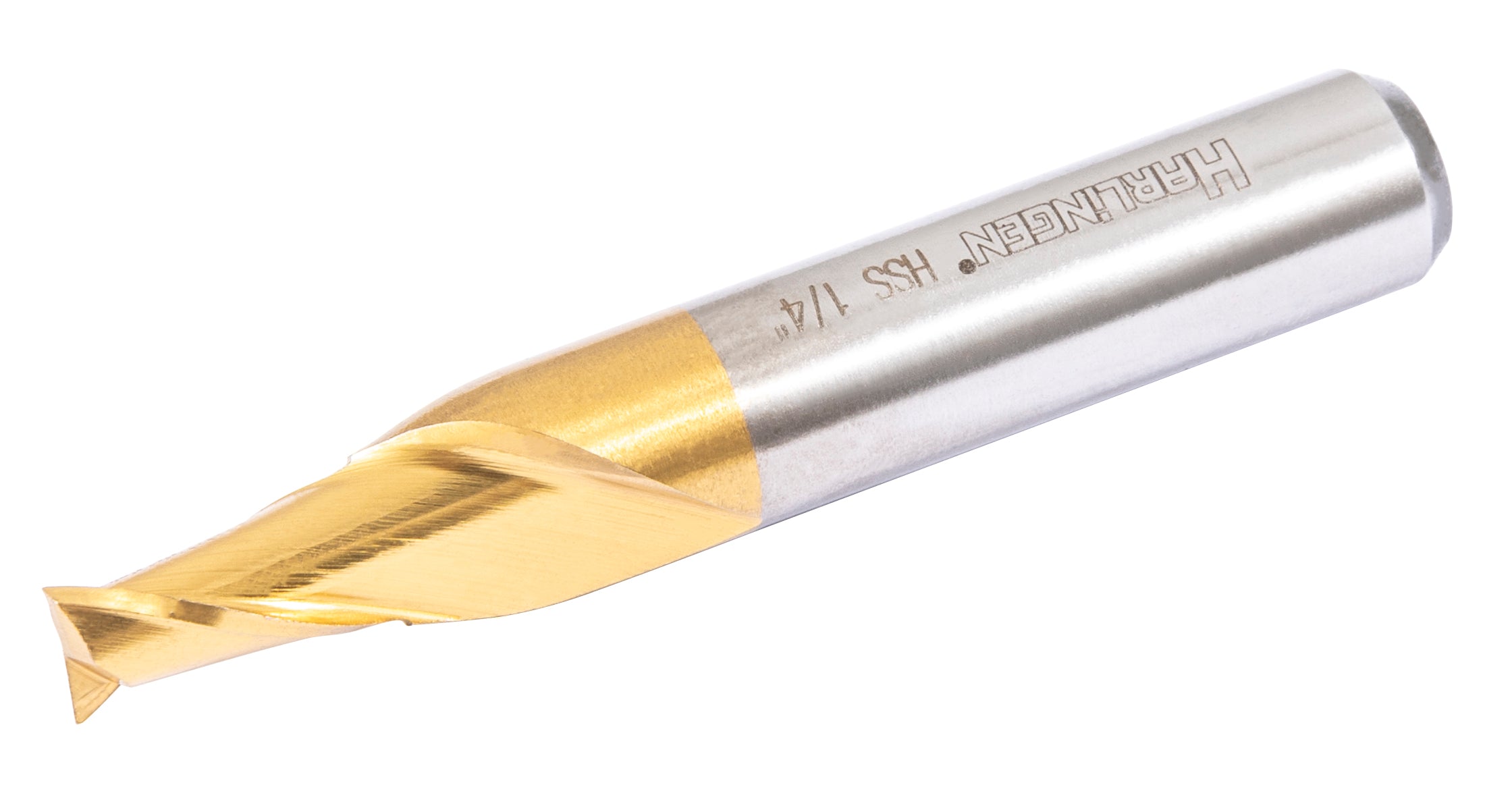 TWO FLUTE TIN COATED END MILLS 5/8" DIA.