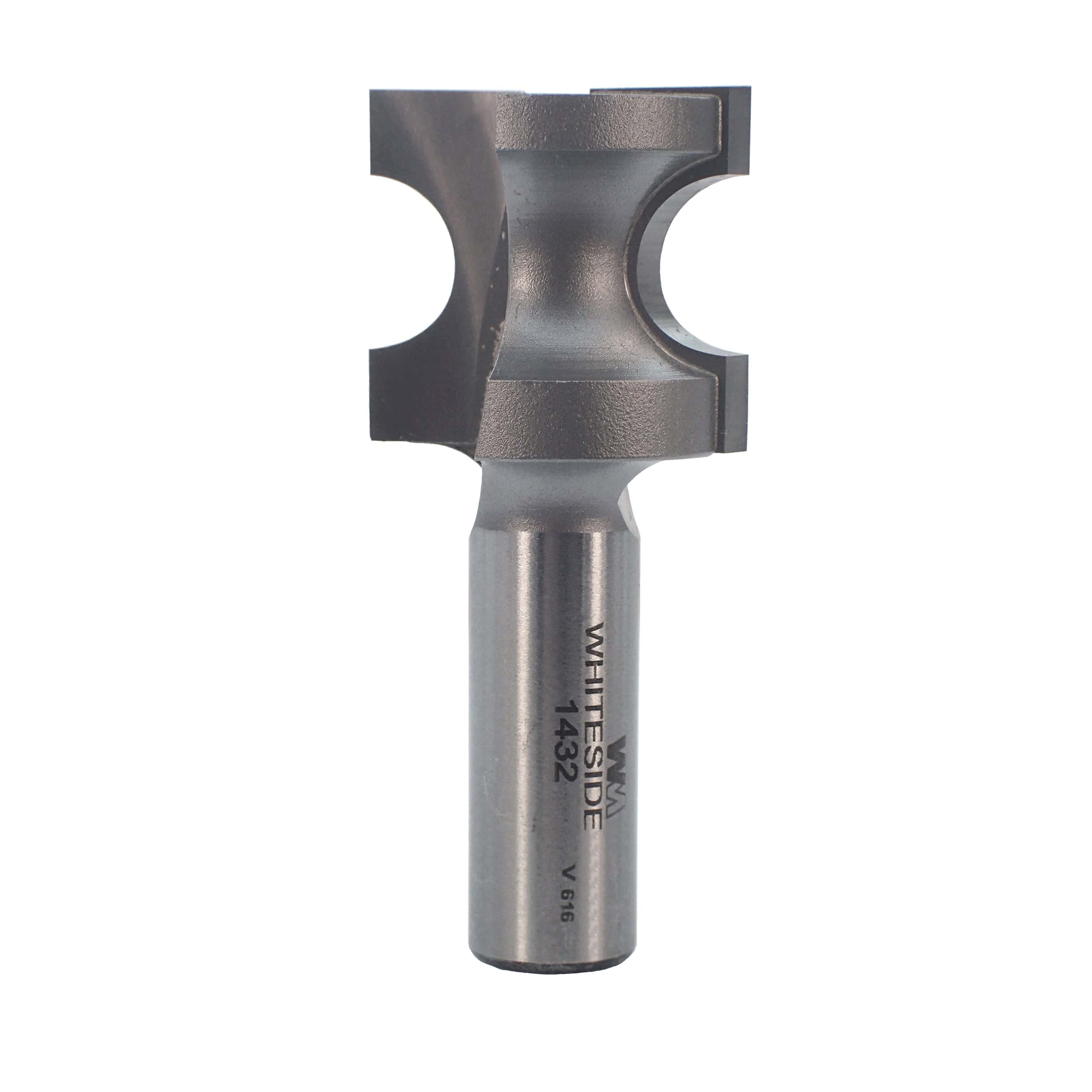 1432 Half Round (Bull Nose) Router Bit 1/2" SH 1/4" R X 1/2" Co X 1" CL 1-1/8" D
