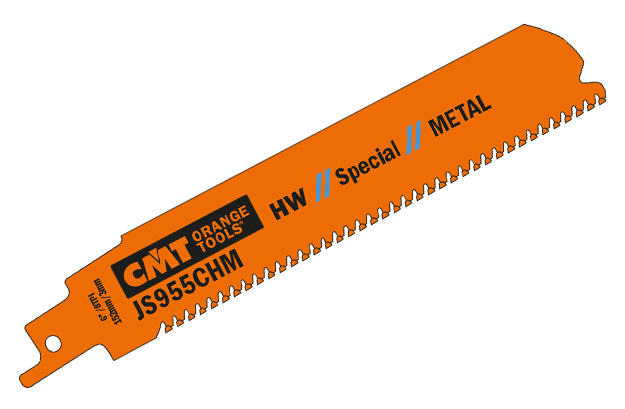 CMT JS956XHM-3 RECIPROCATING SAW BLADES for WOOD&METAL (CARBIDE) 6”x 6-8TPI (3-PCS.)