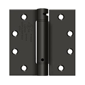 Commercial Spring Hinges 4 1/2" Square - 2 Pack