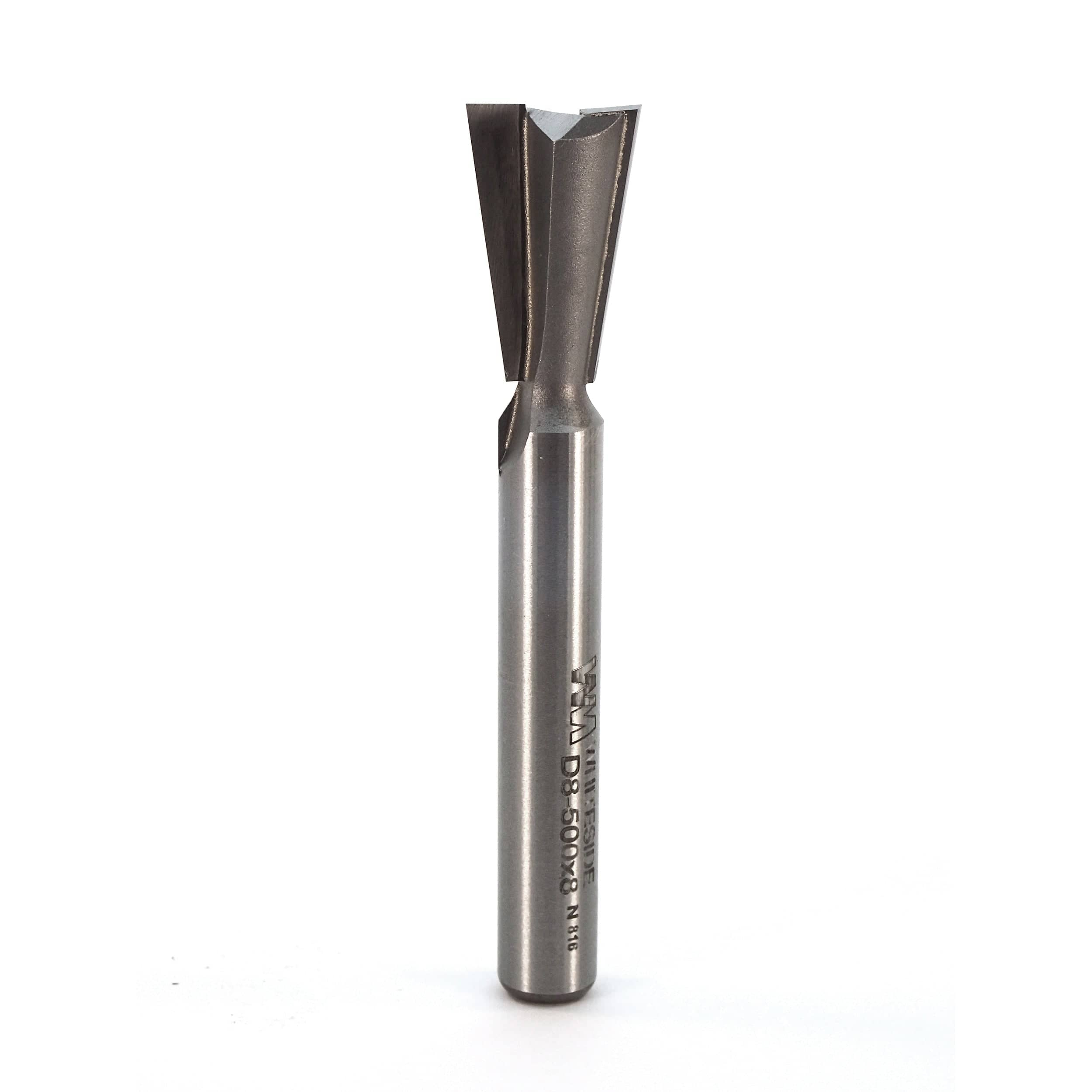 8° DOVETAIL BIT 8MM SH, 1/2"LD, 13/16"DOC