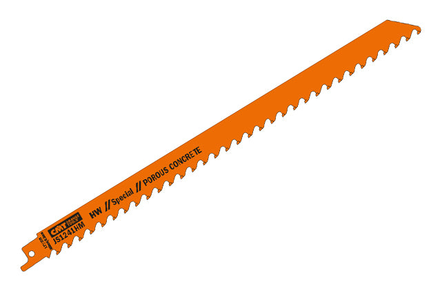 CMT JS1241HM-2 RECIPROCATING CARBIDE BLADES 12”x 3TPI for POROUS CONCRETE (2-PCS.)